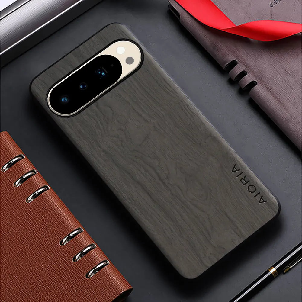 Bamboo wood pattern leather case for google pixel 10 9 8 7 6 5 pro 9a 8a 7a 6a 5a 4a funda unique cover pixel pro xl