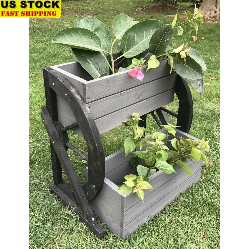 2-tier-wooden-raised-garden-bed-planter-kit-durable-outdoor-indoor-solid-fir-wood-with-drainage-holes-vegetables-herbs-flowers