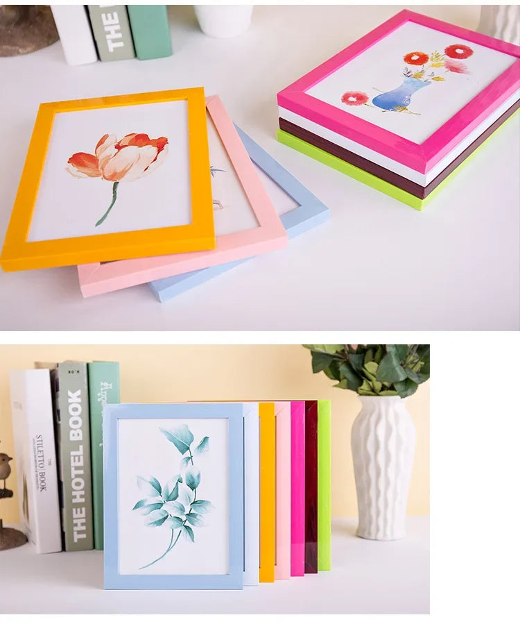 6inch fashion home decor wooden picture frame wall photo desktop office