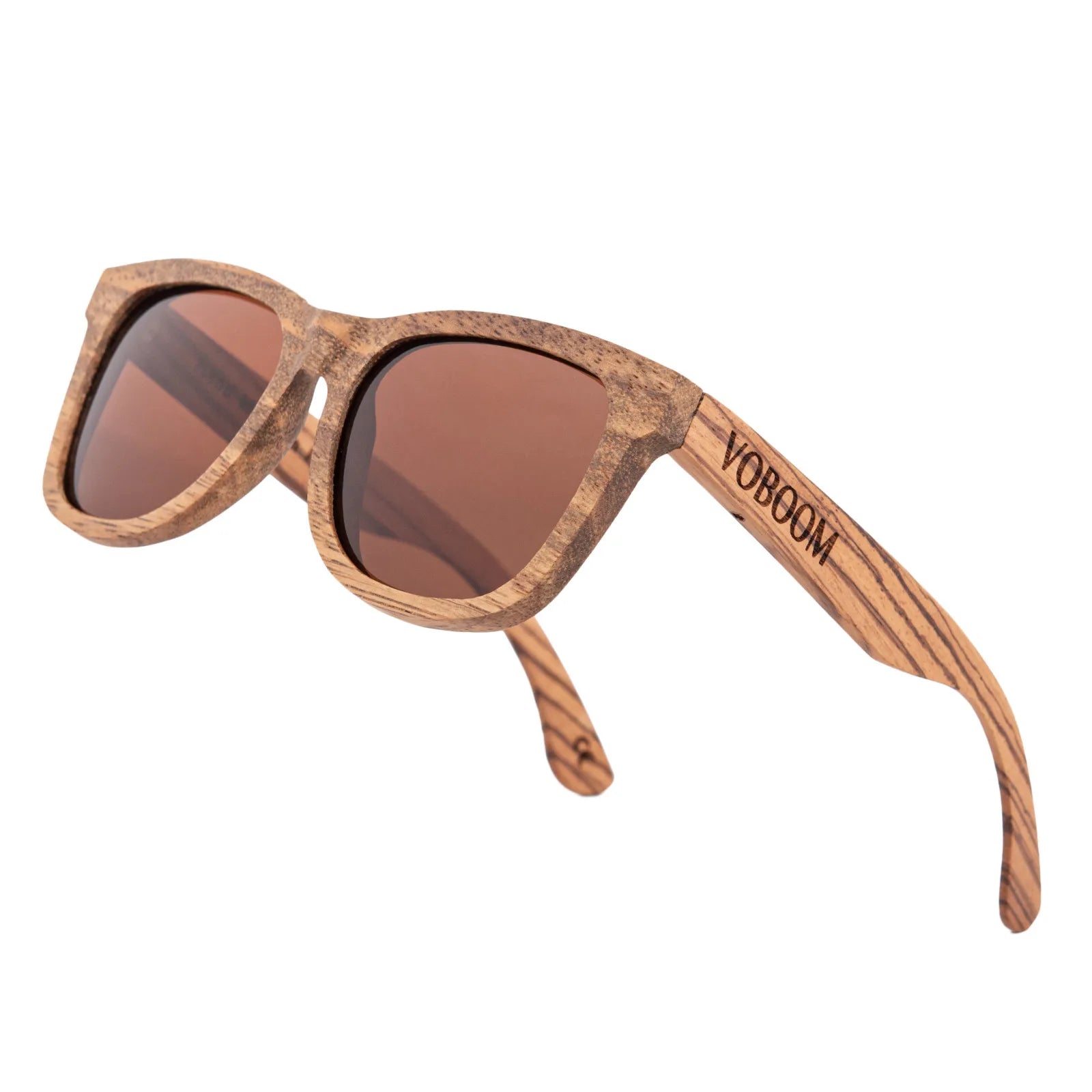 Voboom unisex carved design sunglasses polarized classic bamboo wooden sun glasses natural men women retro handmade