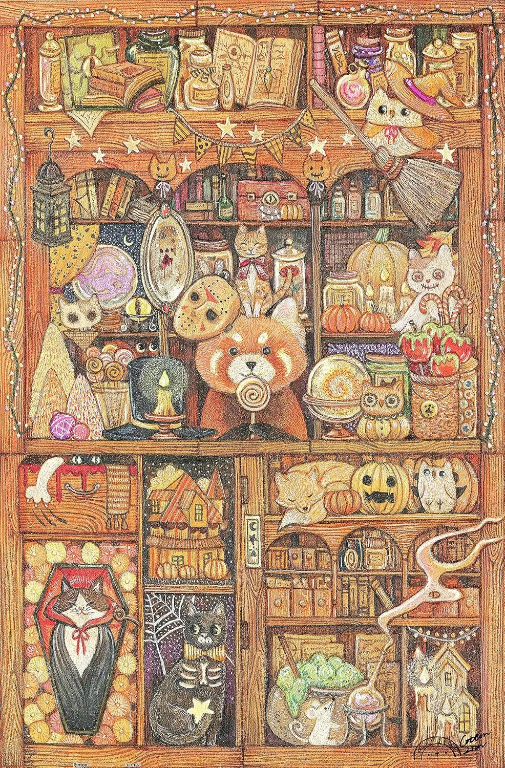 300-500-1000-pcs-halloween-cabinets-jigsaw-puzzle-wooden-puzzle-for-gameroom-bedroom-livingroom-decor-birthday-holiday-gift