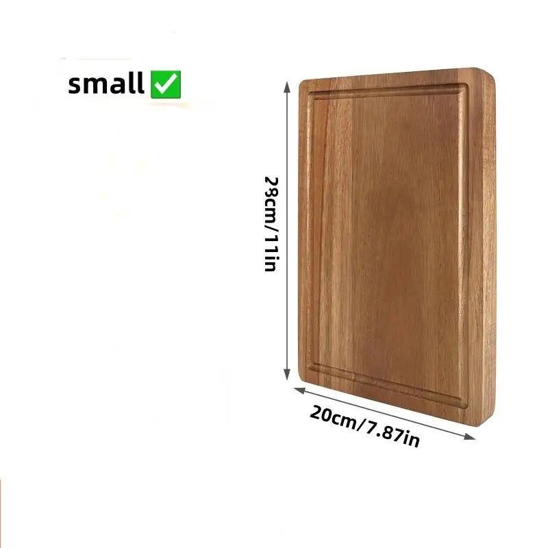 Wooden cutting boards chopping blocks beech walnut cheese board butcher block meat for kitchen tools - small / china