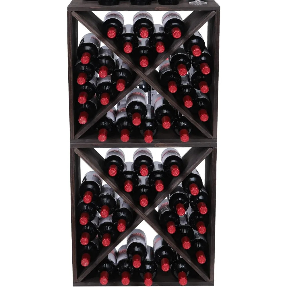 racks-countertop-solid-wood-stackable-storage-rustic-retro-cube-48-bottle-wooden-wine-rack-wine-cabinet48bottleblack