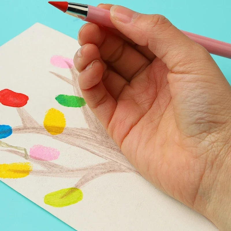 12 colors unlimited writing color pencil no ink novelty eternal pencils pen art painting school office supplies