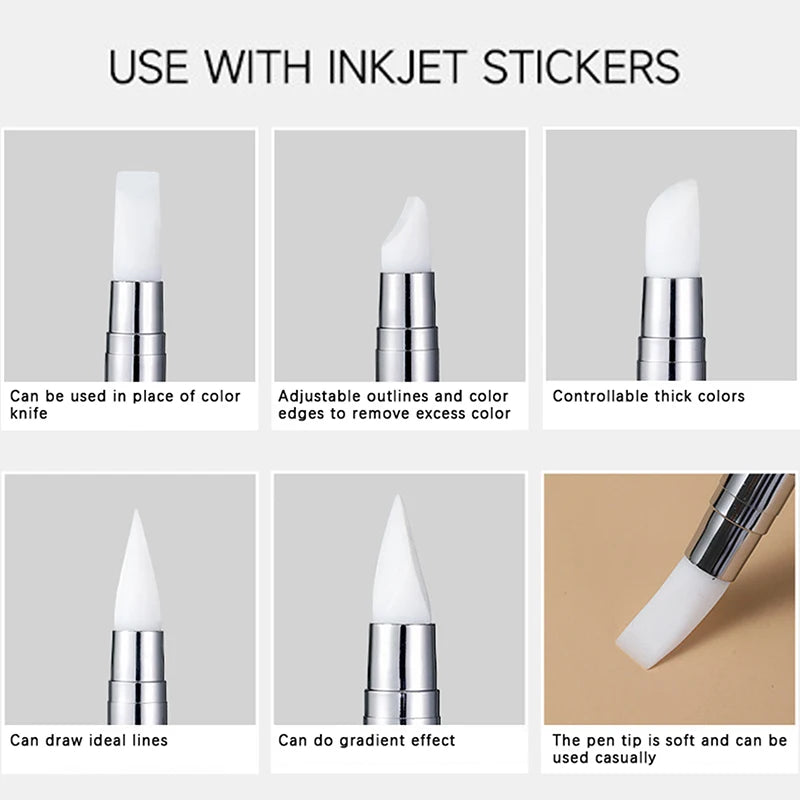 High quality wood watch dial cleaning pen carving emboss manicure brushes dust cleaner repair tools for clock 1pcs