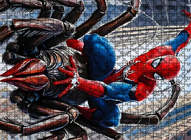 108/200/300/500/1000pcs spider man puzzles gifts wooden high-quality floor puzzle - 500pieces-f