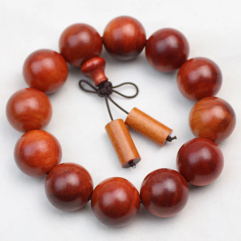 Indonesian blood dragon wood bracelet 2.0 log ice translucent 108 buddha beads couple jewelry gift amulet