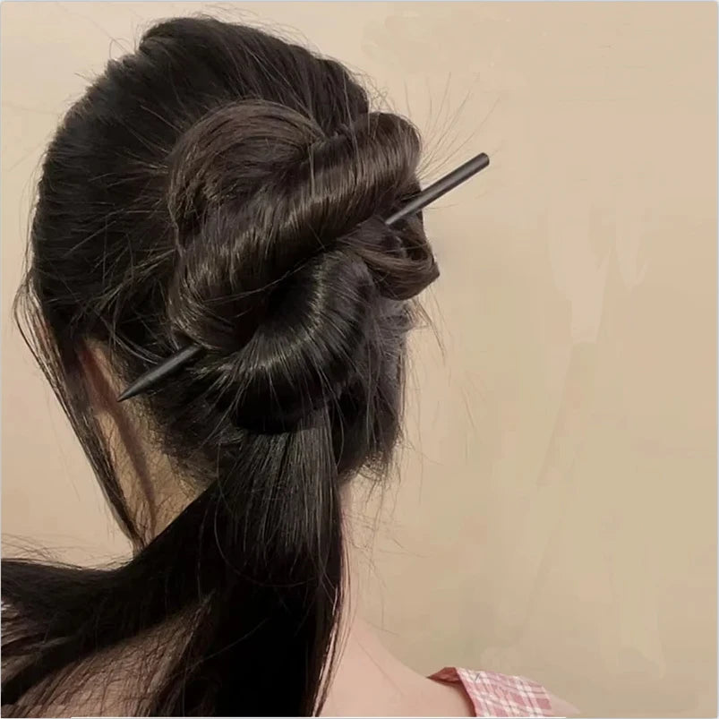 Retro flower hair forks long tassels wooden sticks pearls bead step shake chinese wedding bridal hairpins clips jewelry