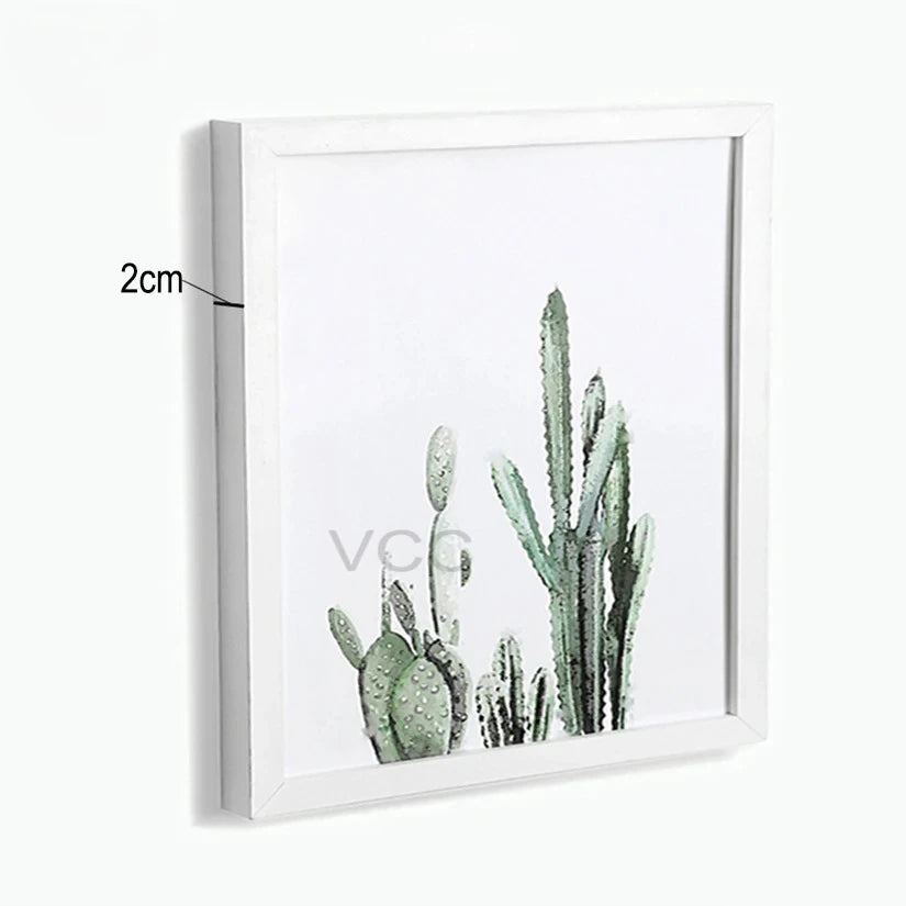 Wooden nature square picture frame,plexiglass include poster photo frames for wall hanging frame 30x30 35x35cm