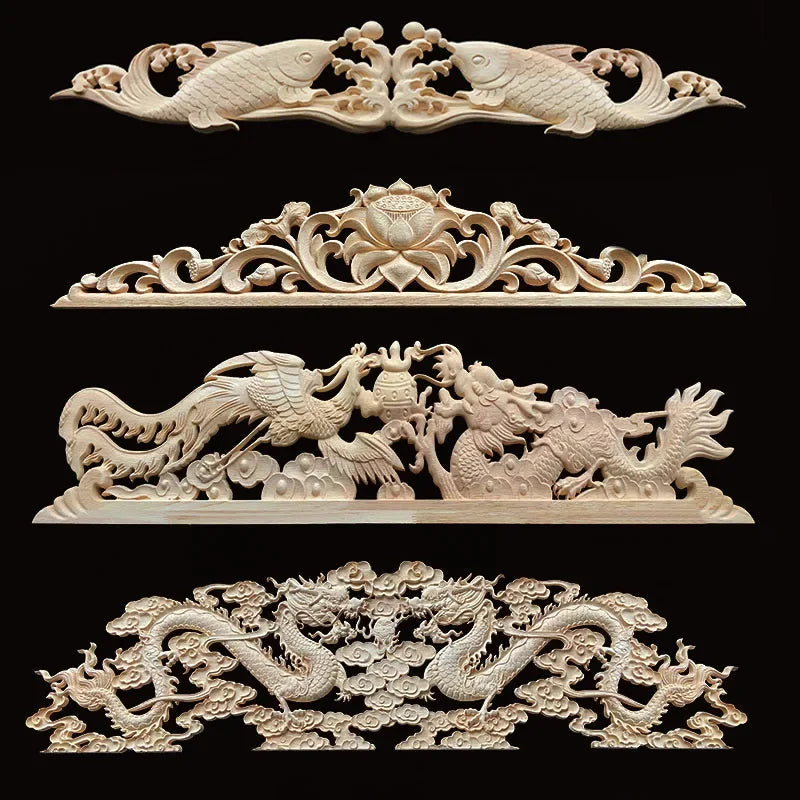 chinese-dragon-wood-carving-onlays-and-appliques-home-decorations-accessories-antique-onlays-moulding-wood-decals-for-furniture