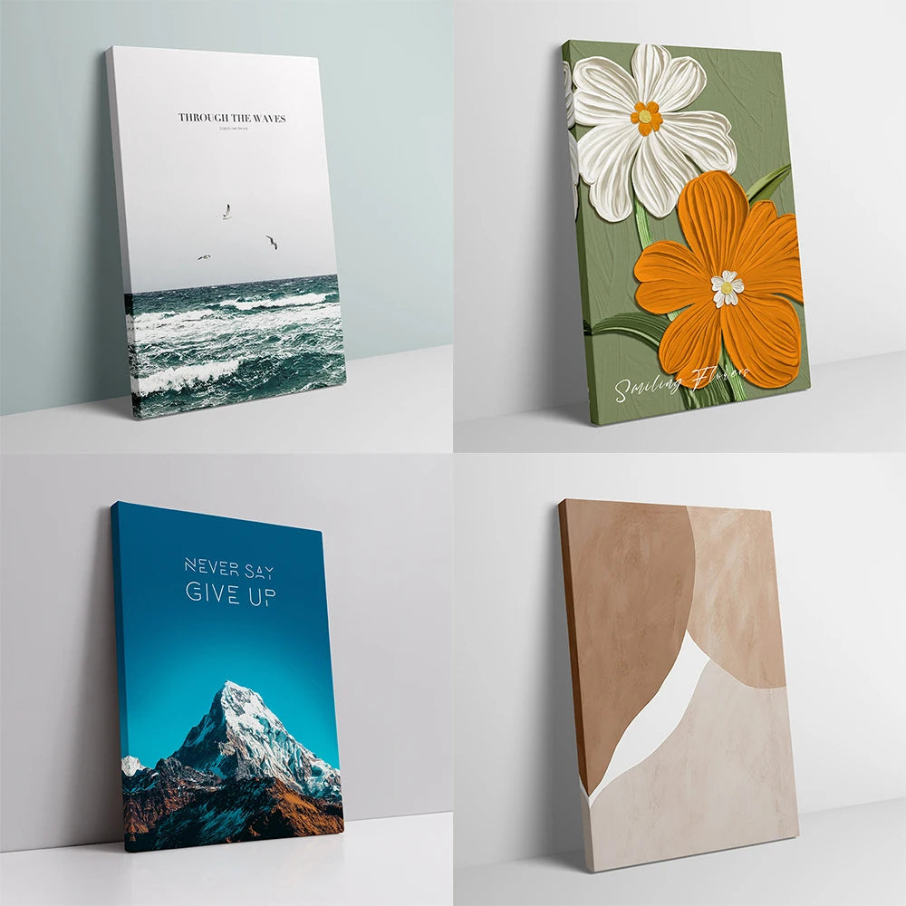 60x120cm wooden frame for 65x125cm picture wall art canvas diamond painting large size poster - wood frame