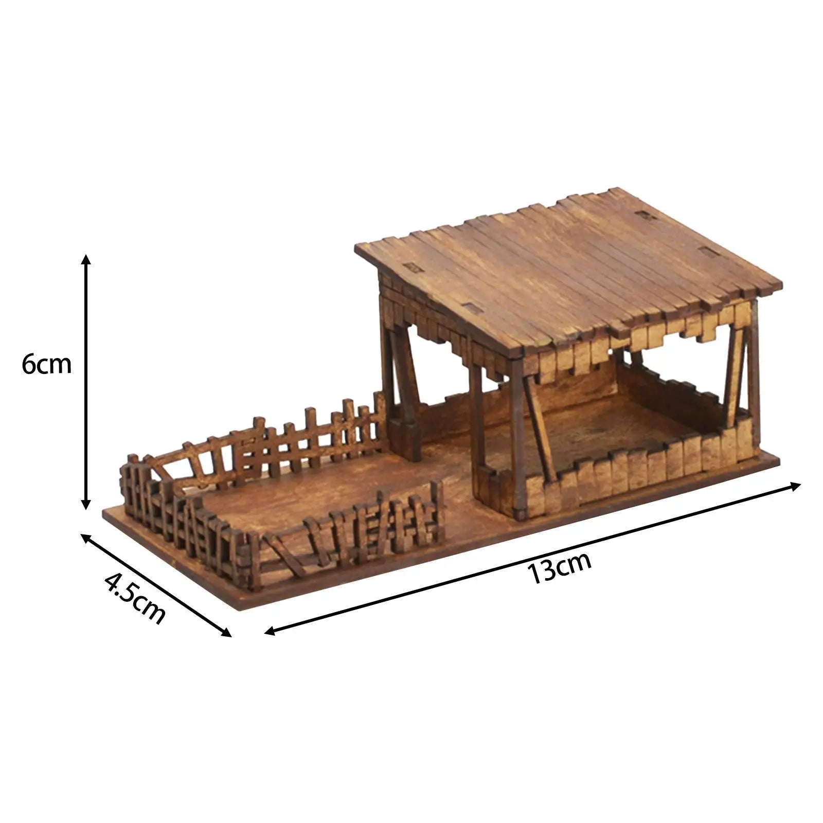 1/72 models diy wooden house assemble crafts miniature handmade buiilding model architecture kits diorama layout - h