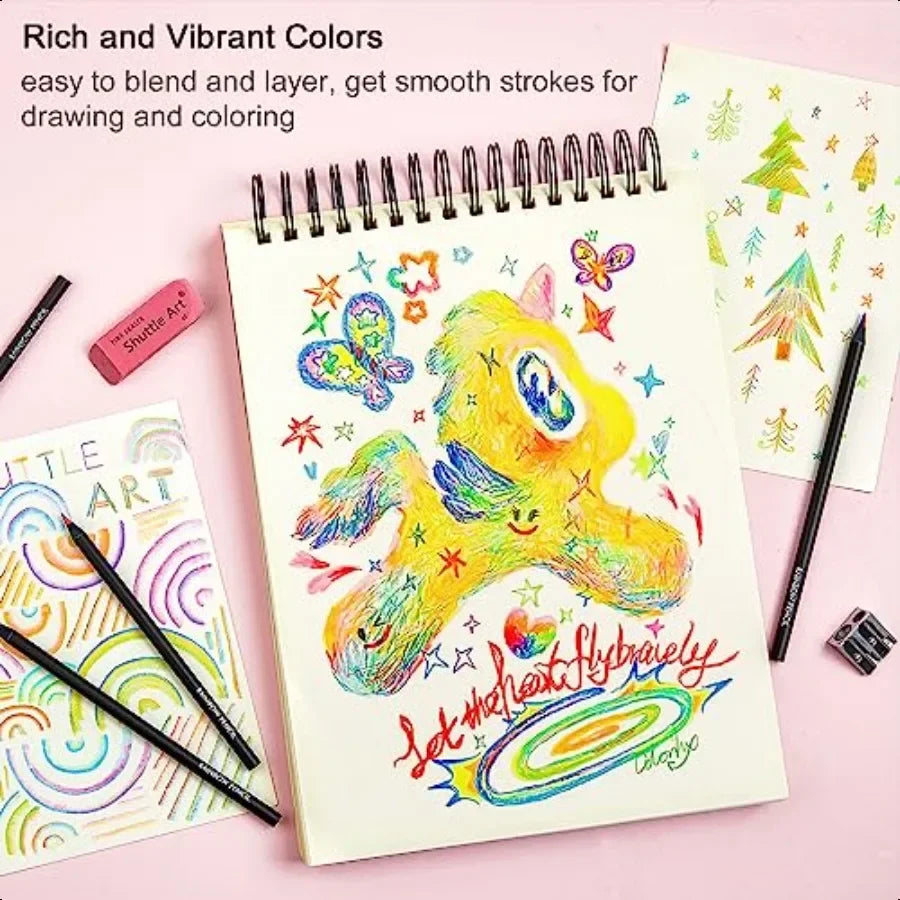 120 pack rainbow pencils bulk 7 colors in 1 colored presharpened breakresistant black wooden pencil for and adu