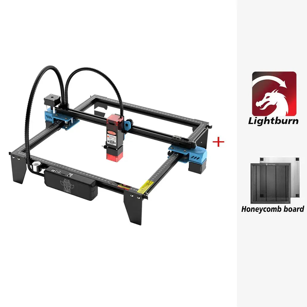 Twotrees tts-10 pro laser engraver stainless steel engraving machine diy woodwork cutting 445±5nm blue light cnc - set