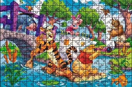 108/200/300/500/1000 pieces disney winnie the pood jigsaw puzzles for adults toys gifts wooden high-quality floor