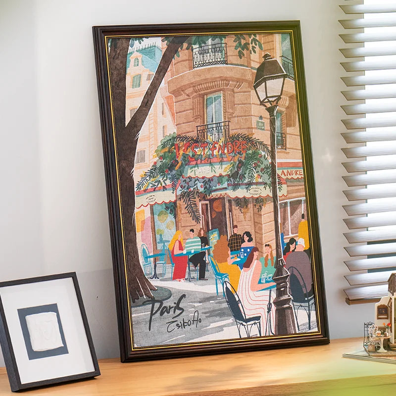 Robotime rolife 1000 piece jigsaw puzzle home decor adults games family fun puzzles educational toys for kids