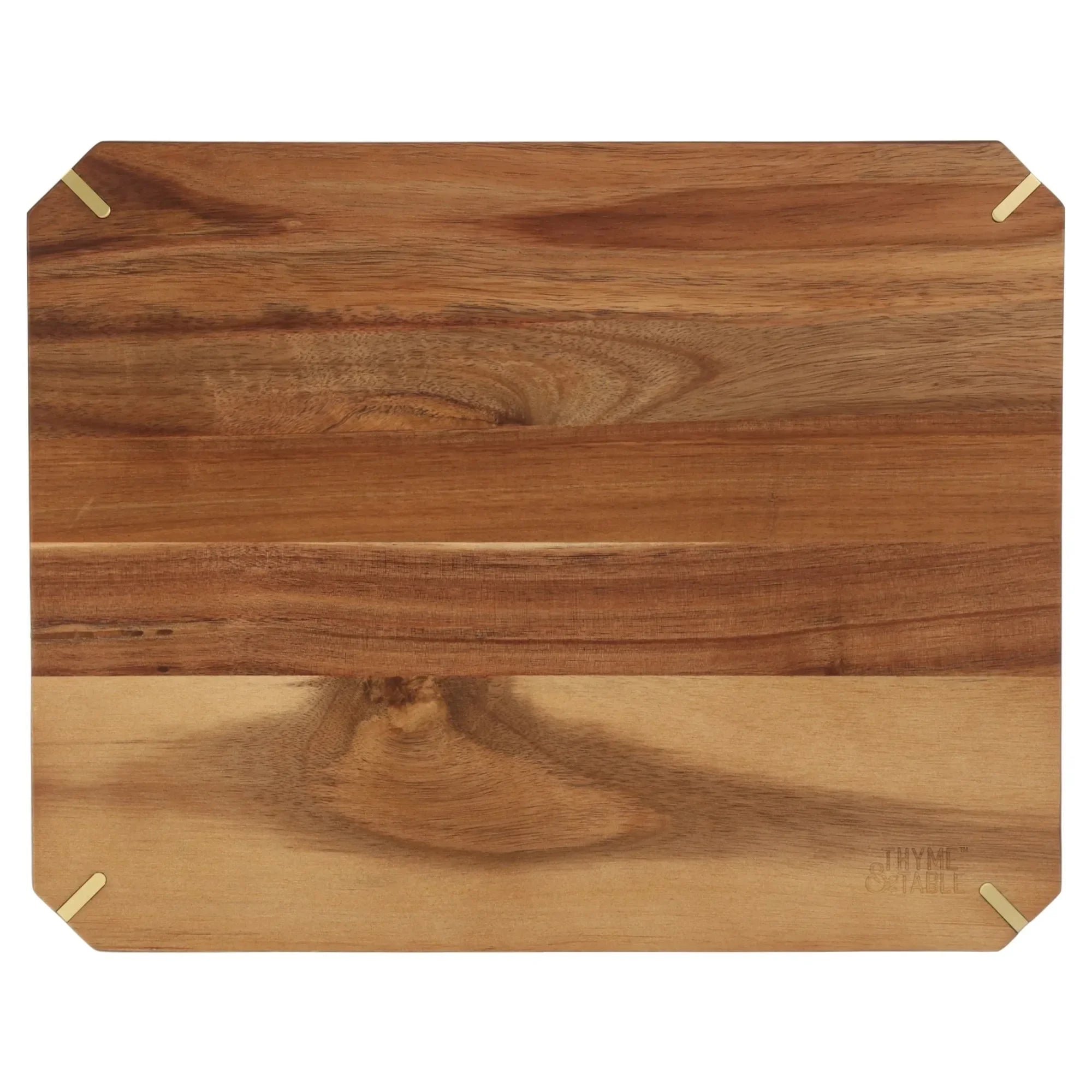 2-piece acacia cutting board set. Durable knife friendly natural wood. Kitchen essential dishwasher safe hostess gift