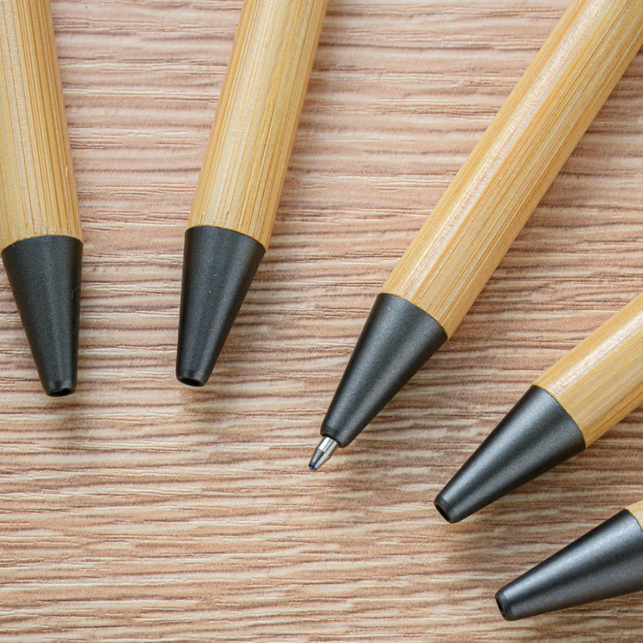 150pcs/lot bamboo wood ballpoint pen 1.0mm bullet tip blue black ink signature ball office school wrting stationery