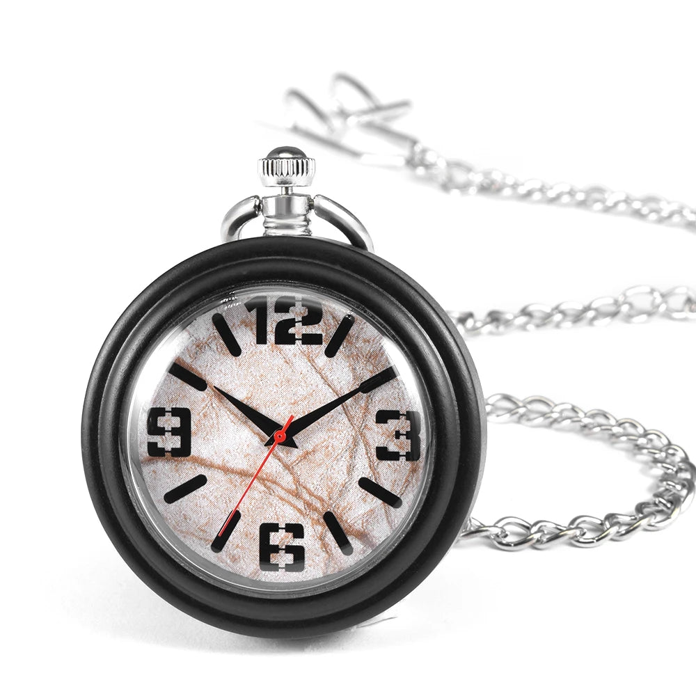 Wooden pocket watch,customized watches for men handmade bamboo wood analog quartz custom watch with c - silver