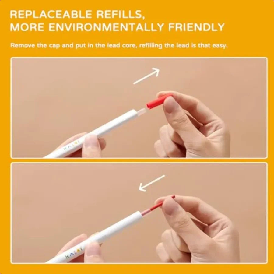 Kalor 36 premium color mechanical pencil set refillable soft lead cores count pack of 1 box drawing sketching pens pai