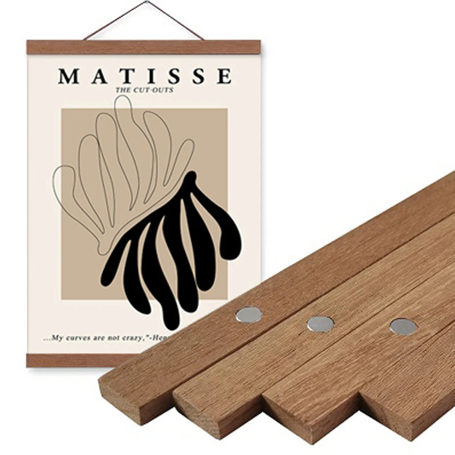 magnetic-wooden-picture-hanger-frames-poster-photos-wall-art-canvas-prints-paintings-teak-pine-wood-living-room-home-decoration