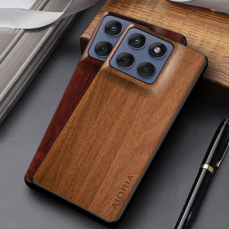 For motorola moto edge 60 50 fusion neo pro ultra case coque unique stylish design durable wooden pattern leather cover