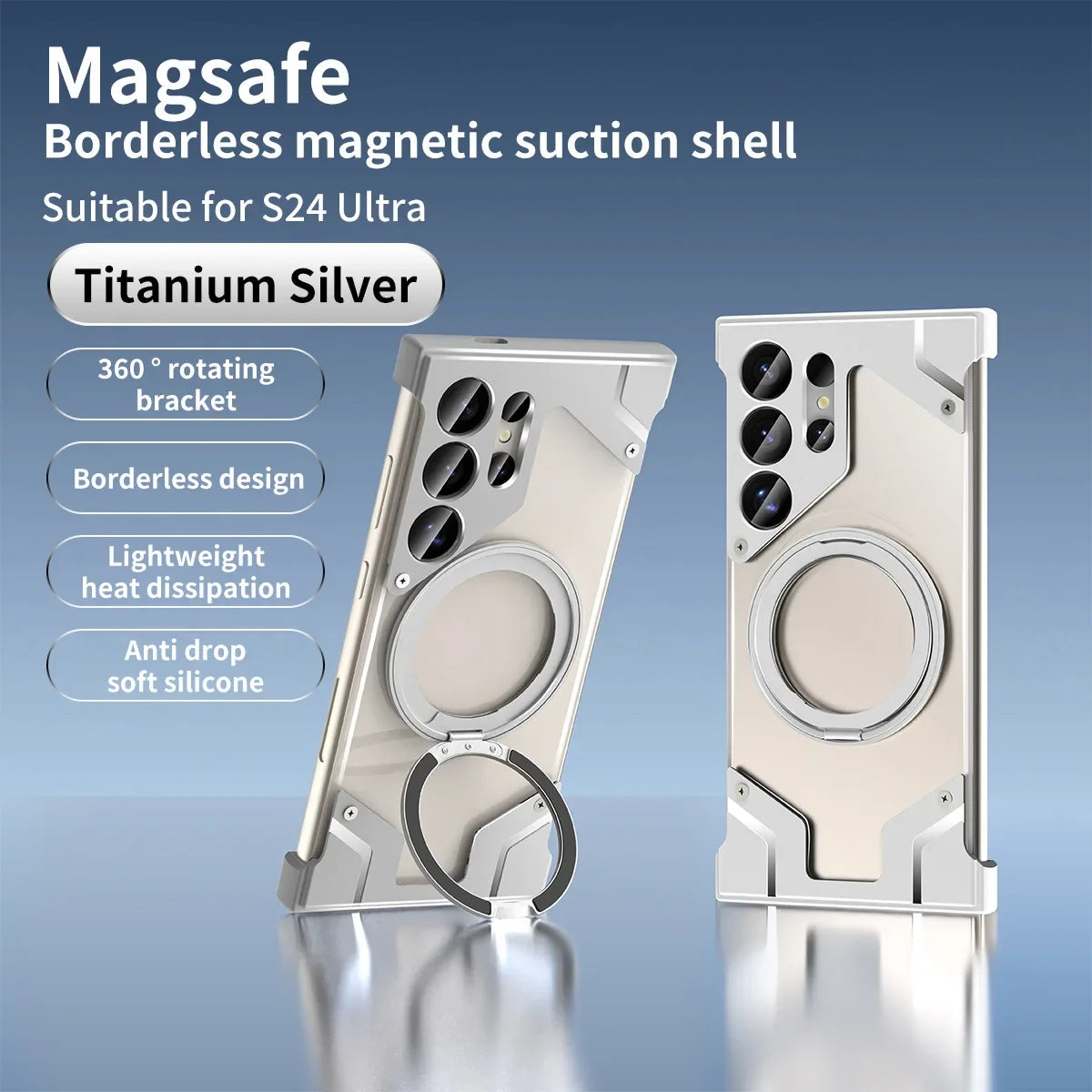 For samsung galaxy s24 25ultra funda s23 ultra phone case walnut wood luxurious metal magsafe wireless charging