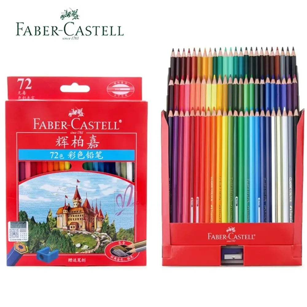 Faber-castell colored pencils set 36/48/72 colors oily professional hand-painted sketch painting art supplies
