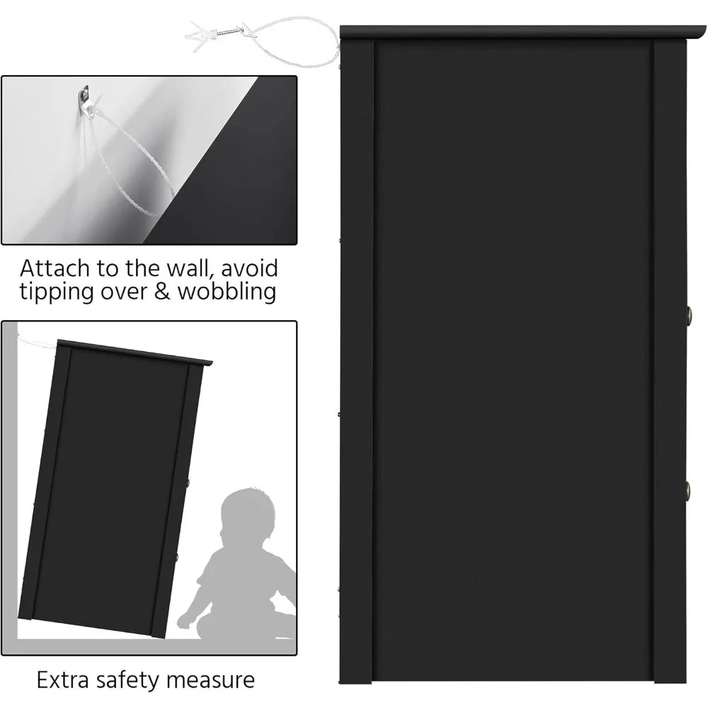 Nightstand set of 2 wooden bedside tables with drawer and cubby 2pcs tall for bedroom small space