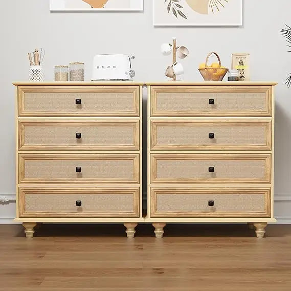 6 drawer dresser for bedroom mid century modern wide wood rustic chest of drawers wooden storage organizer dressers