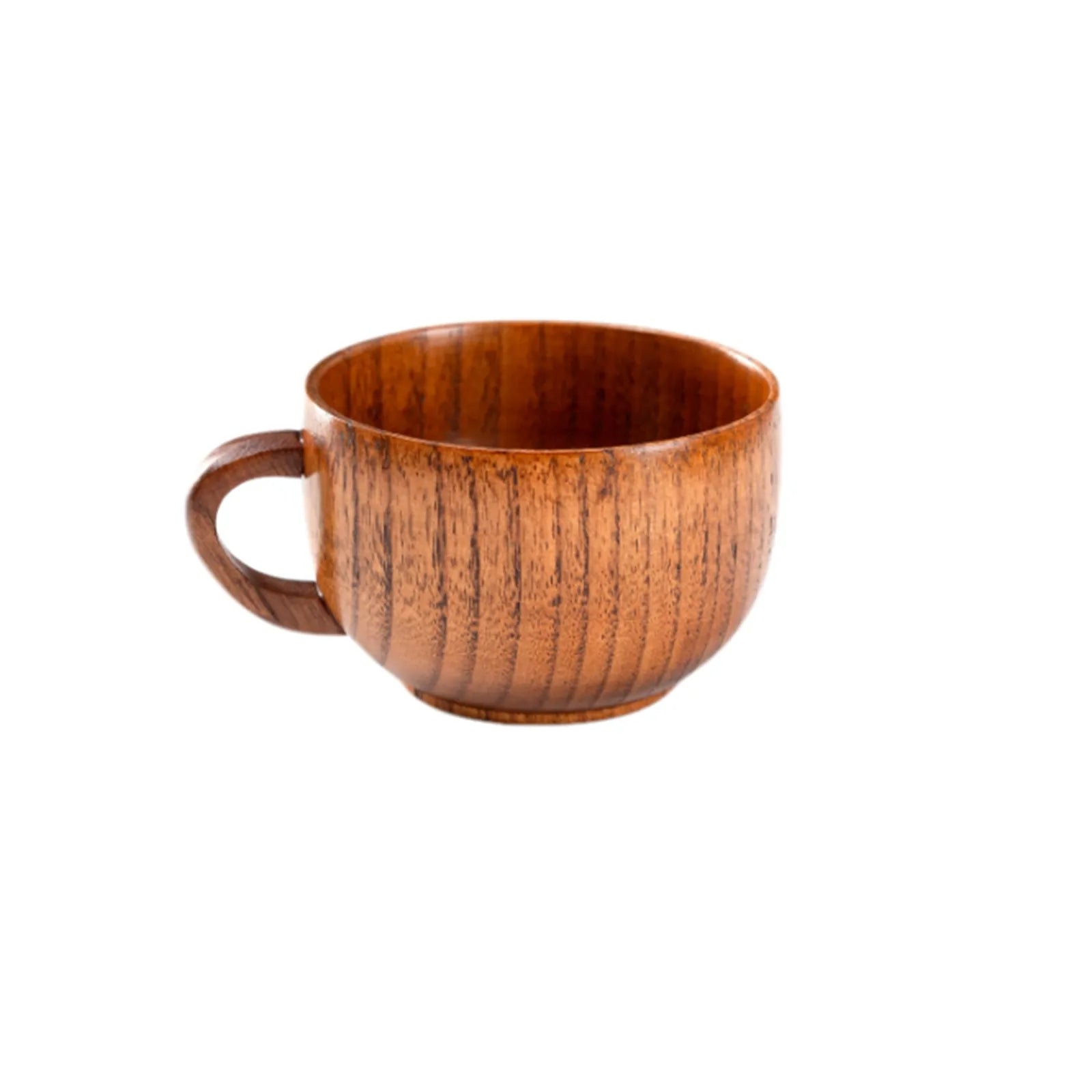 1pcs wooden mugs vintage teacup handmade wood mug coffee espresso tea cups cup trumpet for kitchen living room