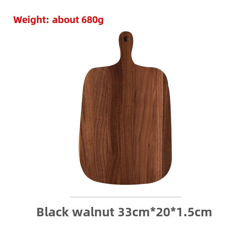 Acacia walnut cutting board wood cheese cheese steak outdoor camping portable fruit - g