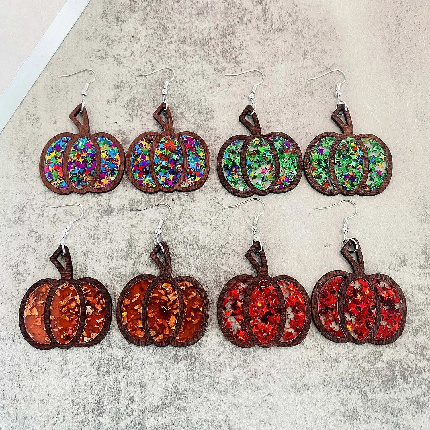 new-autumn-thanksgiving-earrings-halloween-pumpkin-wooden-inlaid-acrylic-glitter-earrings-jewelry-for-women-gifts