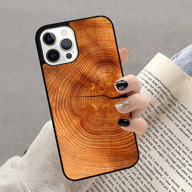 Wood nature pattern phone case for iphone 17 air 16 16e 15 plus apple 13 11 12 14 pro max cover coque fundas shell