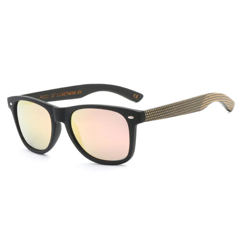 2023 factory direct selling hand-made bamboo wooden sunglasses for men and women high quality uv400 polarized wood - 07