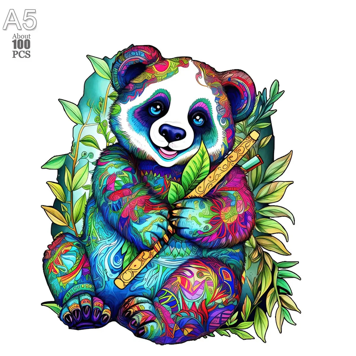 Diy wood jigsaw for kids adult dog elephant wooden animal puzzle high quality panda puzzles brain twister toys