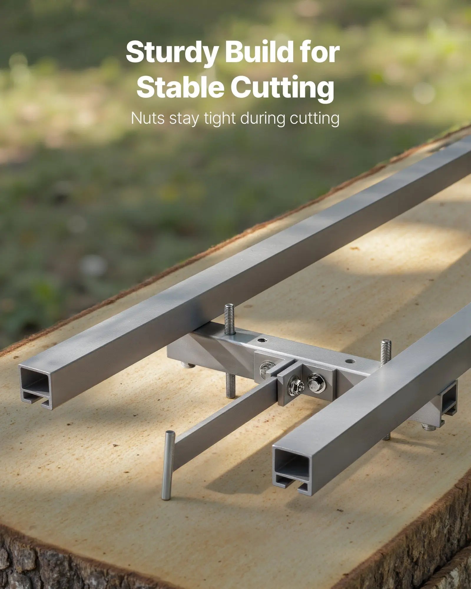 12 ft rail mill guide system with 4 crossbars aluminum chainsaw kit adjustable milling rails for builders