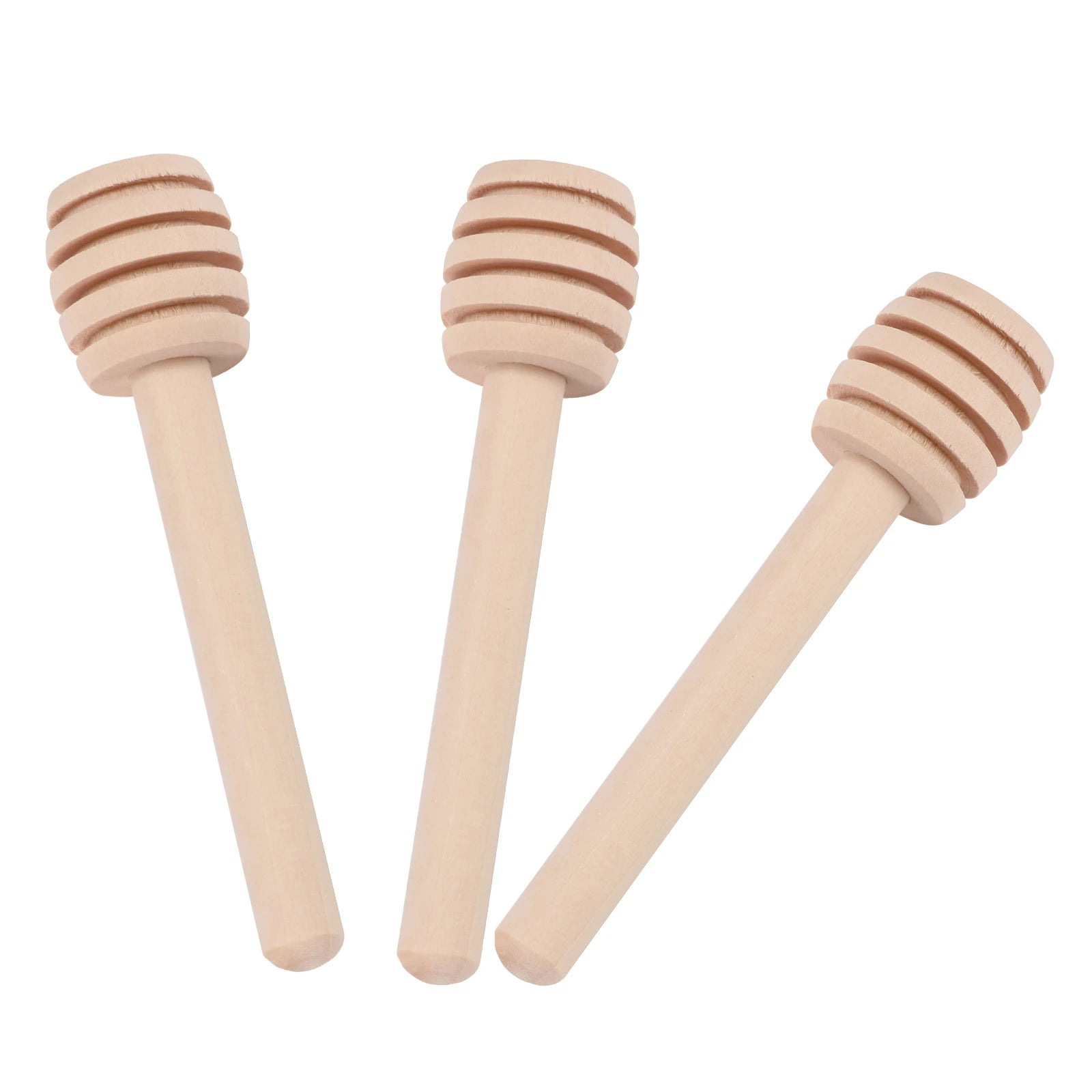 Honey stir bar mixing handle jar spoon wooden long stick kitchen tools party wedding decoration 5/25/50/100pcs