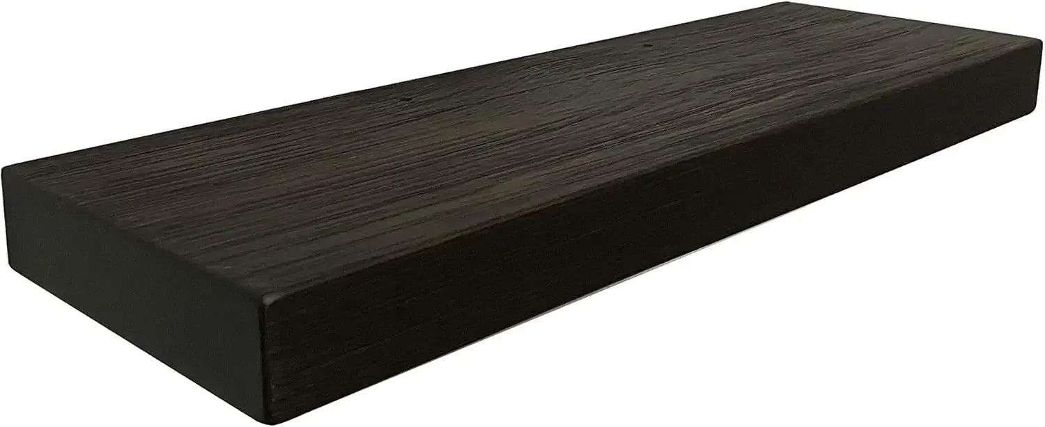 Xmsj.antiques 36 inch wooden floating shelves for wall - 36x8x2 in - made of natural wood heavy duty rustic - united