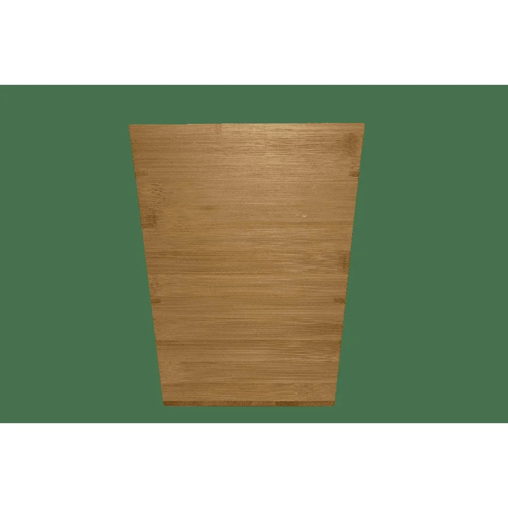 Bamboo bathroom wastebasket eco-friendly compact trash can open top design modern waste bin indoor use wooden organizer