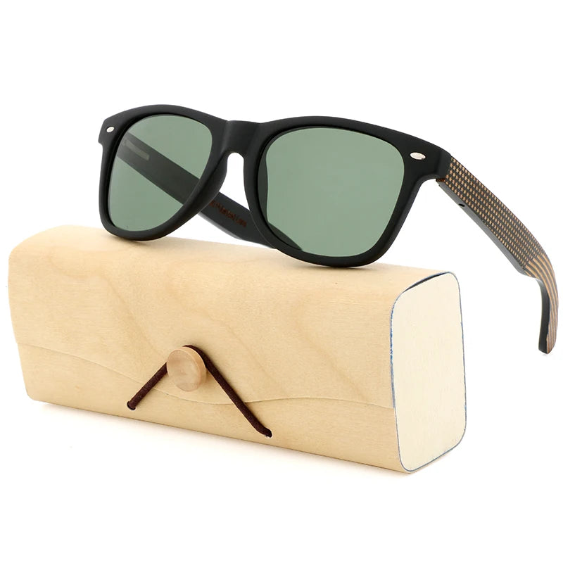 2023 factory direct selling hand-made bamboo wooden sunglasses for men and women high quality uv400 polarized wood