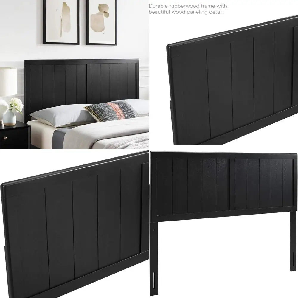 Robbie full wood headboard in black by modway mod-6217 - united states / b08gmbv5nk