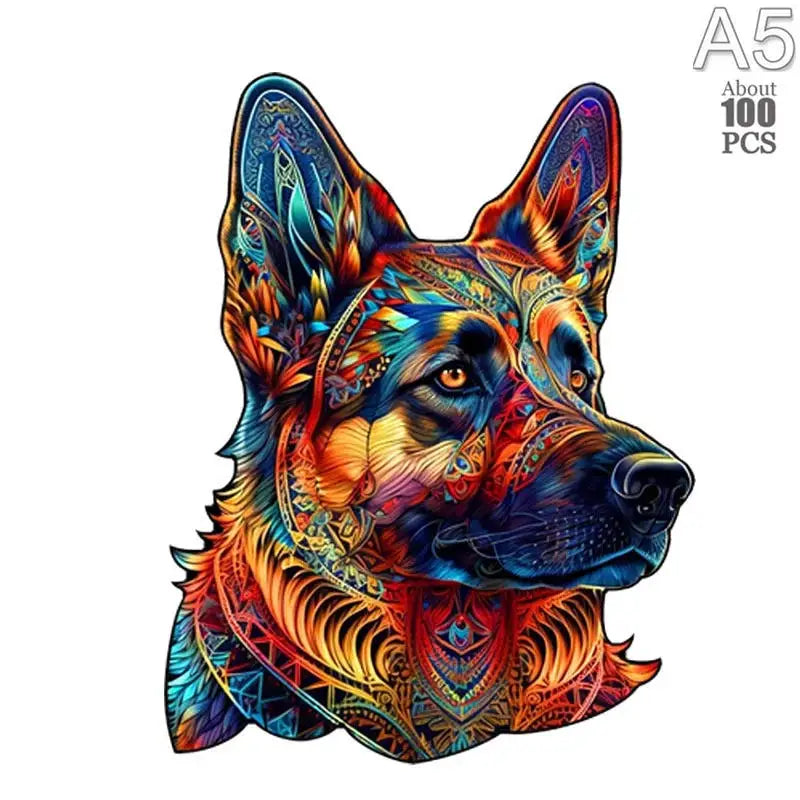 Lovely cat wood jigsaws creative games brain twister holiday gifts wooden animal puzzle kids adults high-quality diy