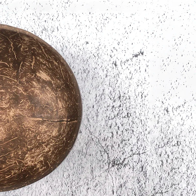 Pure natural coconut wooden bowl spoon kitchenware exquisite craftsmanship rice dessert salad noodle mousse pasta