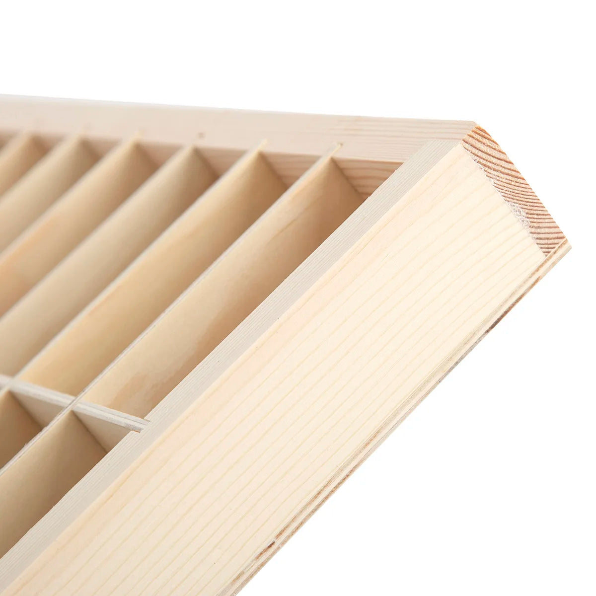 80 grids toys storage organizer car model box without cover wood wall mounted type display shelf with traceless nails