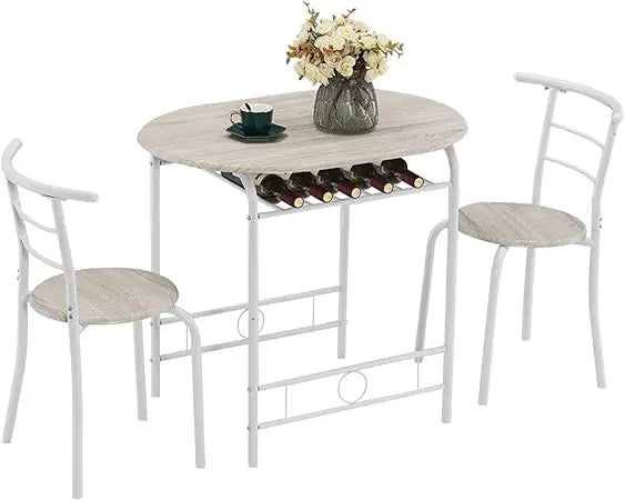 3 piece dining set,small kitchen table set for 2,breakfast set,kitchen wooden and 2 chairs small space/dining r