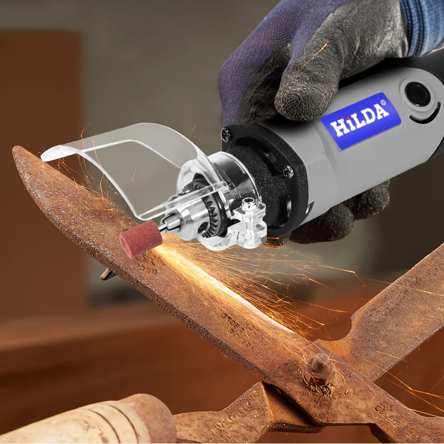 Hilda 500w rotary tool variable speed accessories kit cutting detail sanding engraving wood carving and polishing