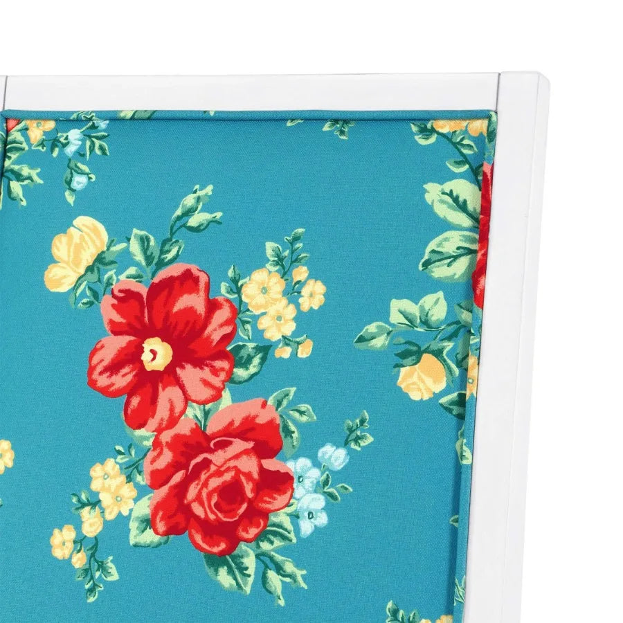 The pioneer womancallie vintage floral dining chairs made with solid wood frame set of 2 white finish