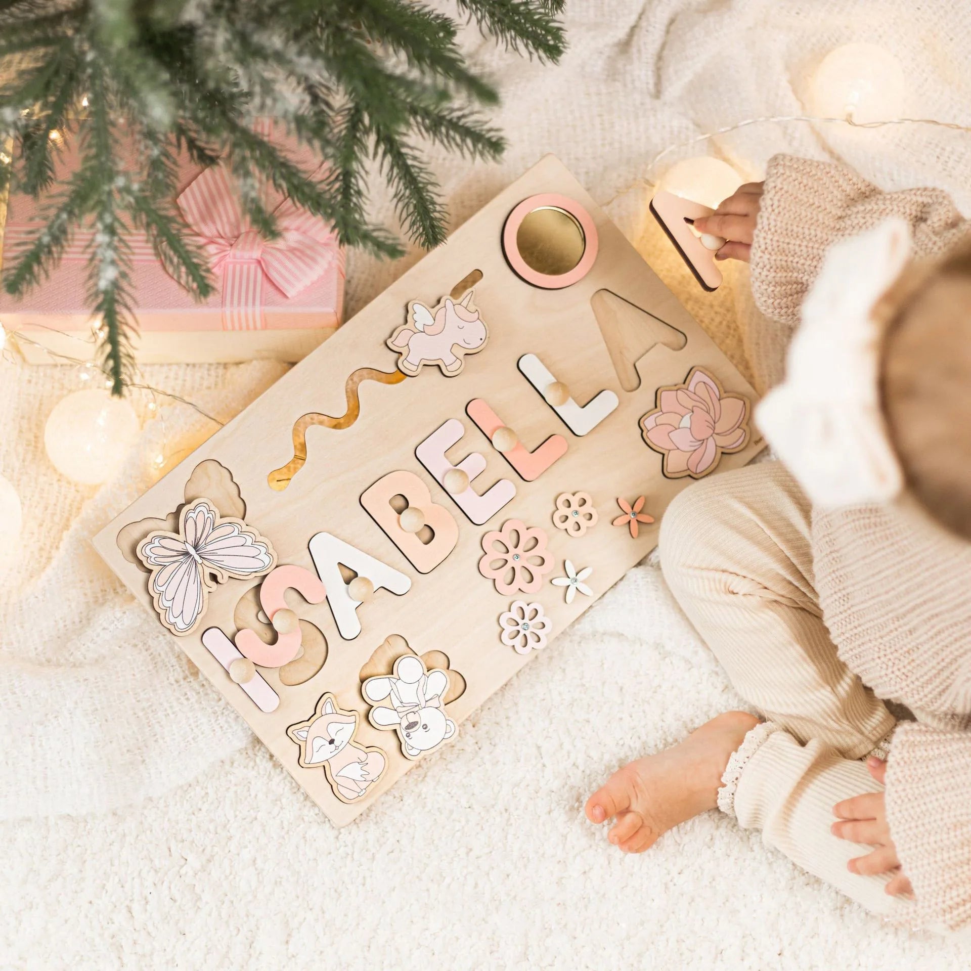 Personalized custom first name wooden puzzle educational toys for toddlers early learning gifts kids baby toy boy &girl