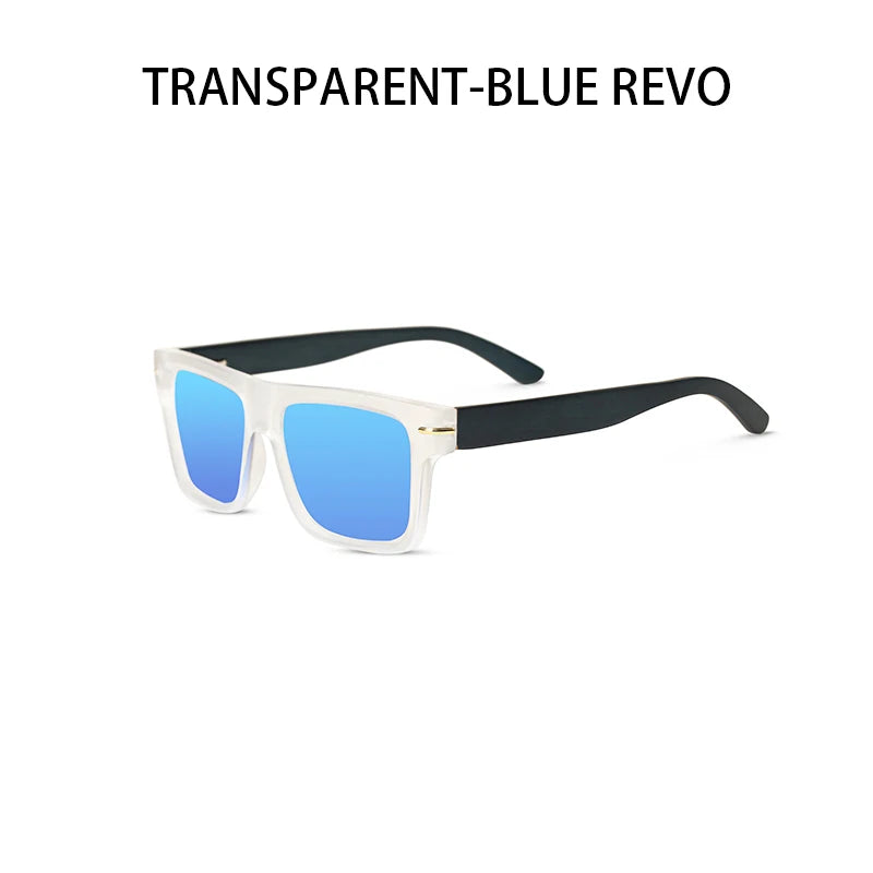 Wood sun glasses man natural wooden sunglasses women eyeglasses polarizing uv protection eyewear oi9909 - blue / oi